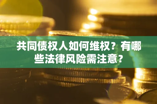 武汉共同债权人如何维权？有哪些法律风险需注意？