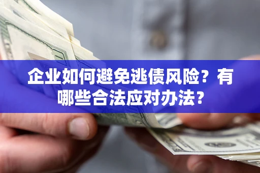 武汉企业如何避免逃债风险？有哪些合法应对办法？