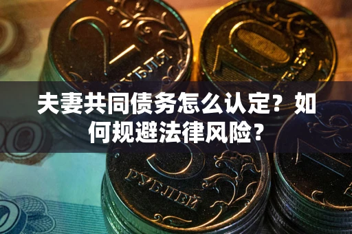 武汉夫妻共同债务怎么认定？如何规避法律风险？