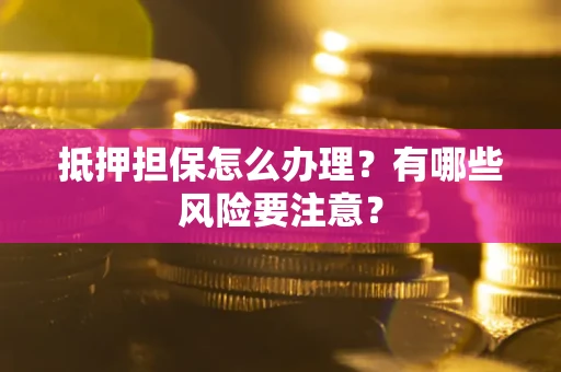 武汉抵押担保怎么办理？有哪些风险要注意？