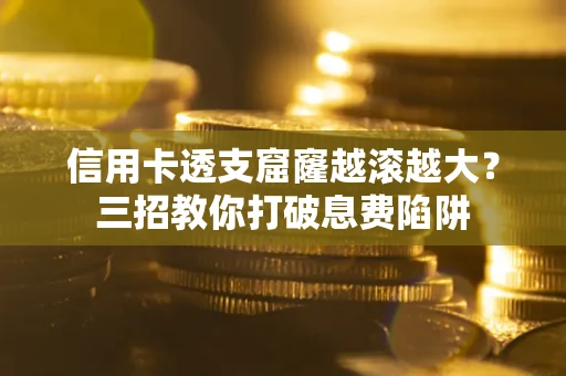 武汉信用卡透支窟窿越滚越大？三招教你打破息费陷阱