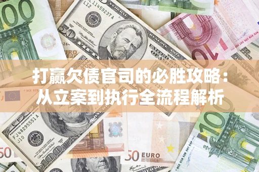 武汉打赢欠债官司的必胜攻略：从立案到执行全流程解析